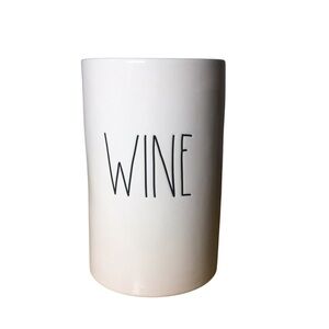 Rae Dunn Artisan Collection by Magenta 7" Ceramic Wine Holder NEW